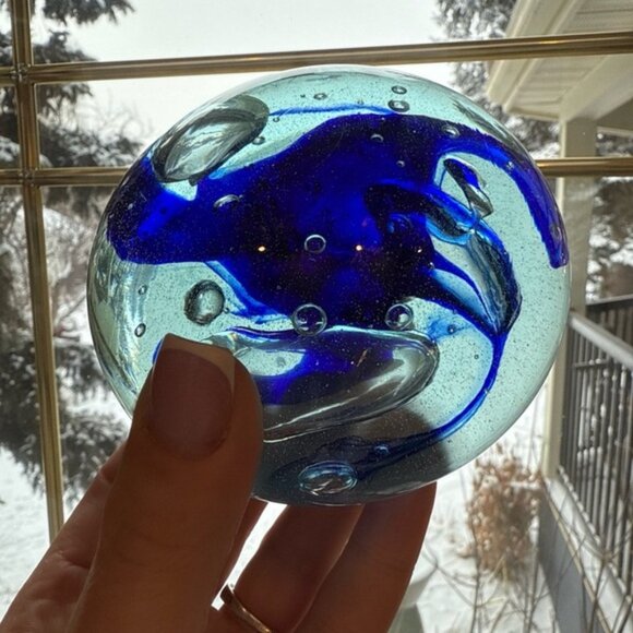 Skookum Art Glass 1979 Robert Held Paper Weight Large - Picture 7 of 8